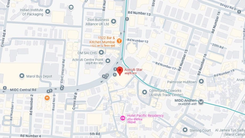 Location of Coworking Space in Innov8 Ackruti Star, Andheri East - Image 283798